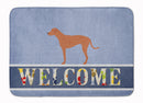 Rhodesian Ridgeback Welcome Memory Foam Kitchen Mat Machine Washable Anti-Fatigue Cushion Comfort Bath or Kitchen Rug