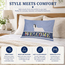 Skye Terrier Welcome Standard Pillowcase Lightweight Super Soft Easy Care Decorative Artwork Pillowcase, Standard