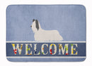Skye Terrier Welcome Memory Foam Kitchen Mat Machine Washable Anti-Fatigue Cushion Comfort Bath or Kitchen Rug