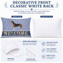 Hamiltonstövare Welcome Standard Pillowcase Lightweight Super Soft Easy Care Decorative Artwork Pillowcase, Standard