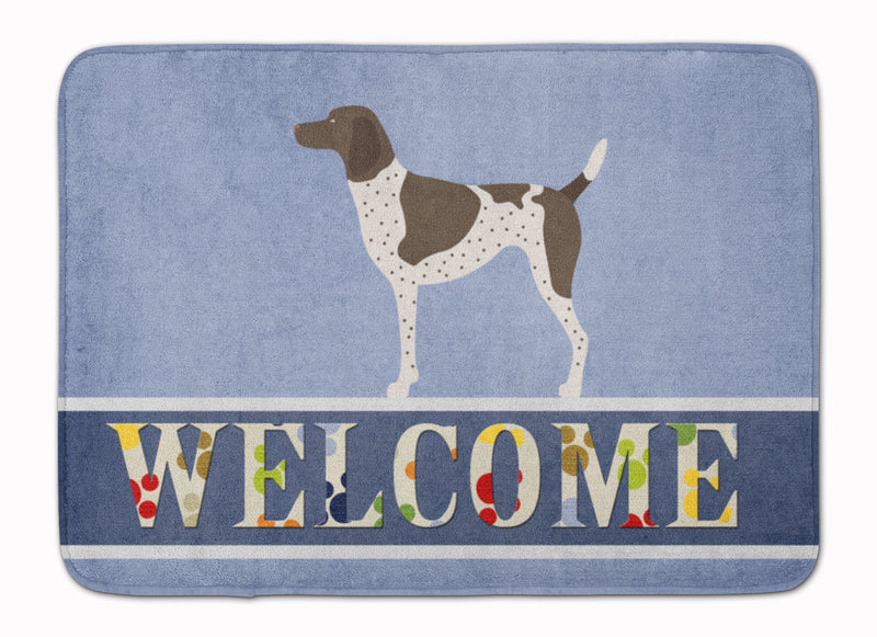 German Shorthaired Pointer Welcome Machine Washable Memory Foam Mat BB8283RUG