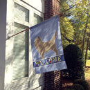 Cairn Terrier Welcome House Flag 28x40 Porch Sleeve Pole Decorative Outside Yard Banner Artwork Wall Hanging, Polyester