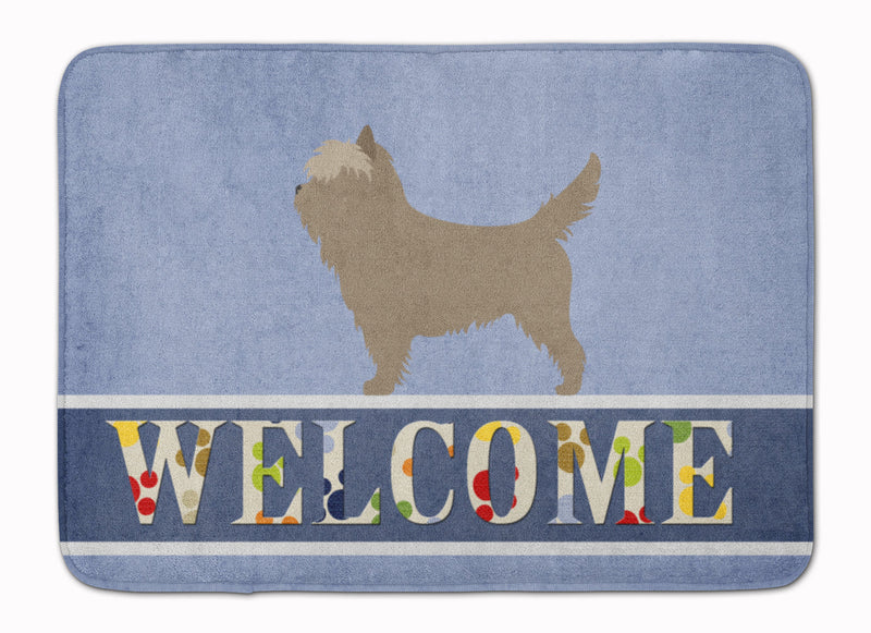 Cairn Terrier Welcome Machine Washable Memory Foam Mat BB8286RUG