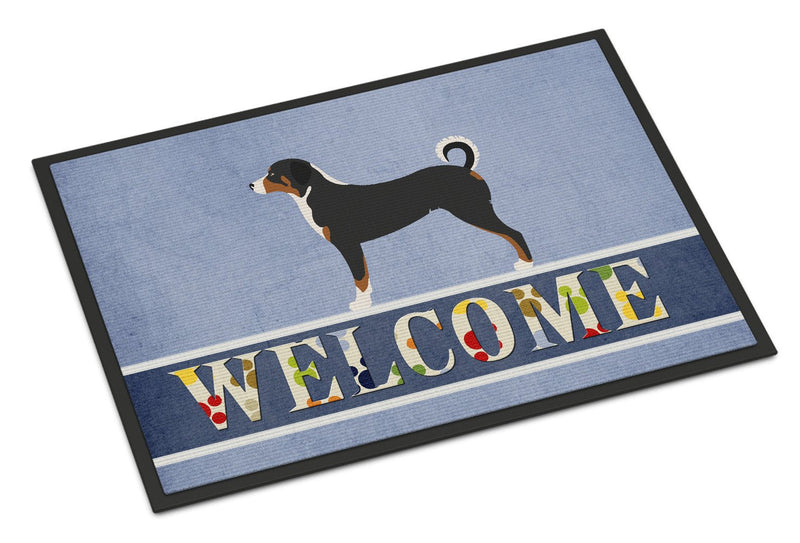 Appenzeller Sennenhund Welcome Indoor or Outdoor Mat 24x36 BB8288JMAT