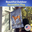 Australian Pinscher Welcome House Flag 28x40 Porch Sleeve Pole Decorative Outside Yard Banner Artwork Wall Hanging, Polyester