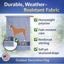 Australian Pinscher Welcome House Flag 28x40 Porch Sleeve Pole Decorative Outside Yard Banner Artwork Wall Hanging, Polyester
