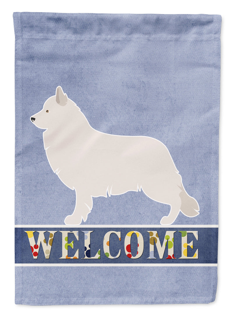 Berger Blanc Suisse Welcome Flag Garden Size BB8292GF