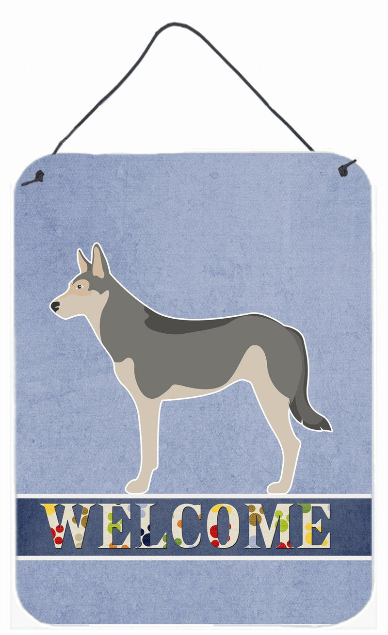 Saarloos Wolfdog Welcome Wall or Door Hanging Prints BB8296DS1216