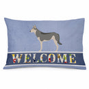 Saarloos Wolfdog Welcome Standard Pillowcase Lightweight Super Soft Easy Care Decorative Artwork Pillowcase, Standard