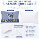 Pumi Welcome Standard Pillowcase Lightweight Super Soft Easy Care Decorative Artwork Pillowcase, Standard