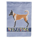 Belgian Malinois Welcome House Flag 28x40 Porch Sleeve Pole Decorative Outside Yard Banner Artwork Wall Hanging, Polyester
