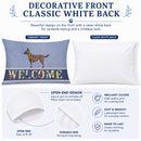 Dutch Shepherd Welcome Standard Pillowcase Lightweight Super Soft Easy Care Decorative Artwork Pillowcase, Standard