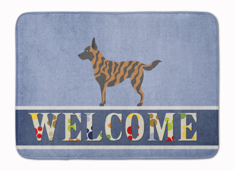 Dutch Shepherd Welcome Machine Washable Memory Foam Mat BB8300RUG