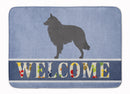 Groenendael Belgian Shepherd Memory Foam Kitchen Mat Machine Washable Anti-Fatigue Cushion Comfort Bath or Kitchen Rug