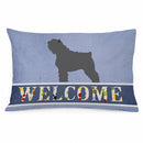 Bouvier des Flandres Welcome Standard Pillowcase Lightweight Super Soft Easy Care Decorative Artwork Pillowcase, Standard