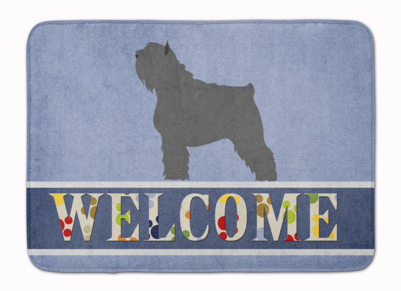 Bouvier des Flandres Welcome Machine Washable Memory Foam Mat BB8302RUG