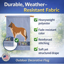 Belgian Tervuren Welcome House Flag 28x40 Porch Sleeve Pole Decorative Outside Yard Banner Artwork Wall Hanging, Polyester