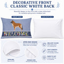 Belgian Tervuren Welcome Standard Pillowcase Lightweight Super Soft Easy Care Decorative Artwork Pillowcase, Standard