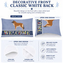 Belgian Tervuren Welcome Standard Pillowcase Lightweight Super Soft Easy Care Decorative Artwork Pillowcase, Standard