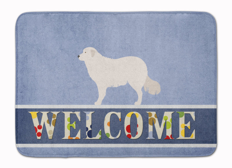 Kuvasz Welcome Machine Washable Memory Foam Mat BB8305RUG