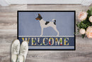 American Toy Fox Terrier Welcome Doormat - 18x27 Decorative Floor Mat – Indoor/Outdoor Rug with Artistic Flair BB8306MAT