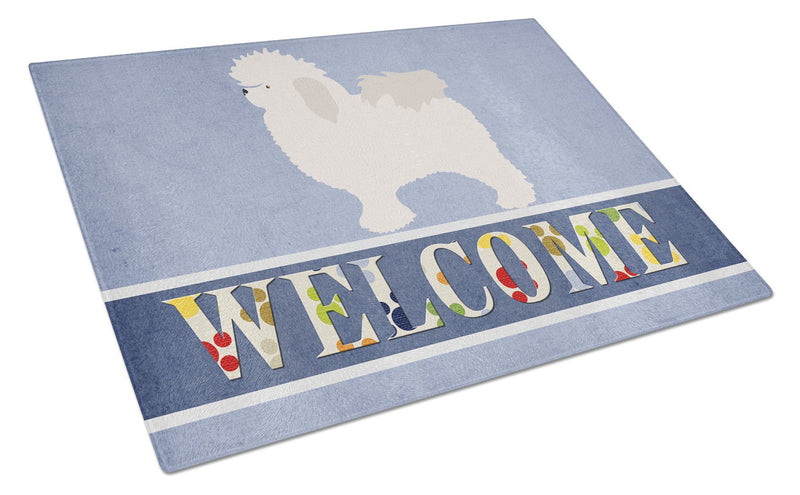 Bolognese Welcome Glass Cutting Boards – Durable, Decorative Kitchen Art Large BB8309LCB