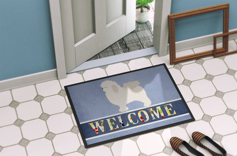 Bolognese Welcome Doormat - 18x27 Decorative Floor Mat – Indoor/Outdoor Rug with Artistic Flair BB8309MAT