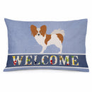 Papillon Welcome Standard Pillowcase Lightweight Super Soft Easy Care Decorative Artwork Pillowcase, Standard