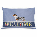Welsh Corgi Cardigan Welcome Standard Pillowcase Lightweight Super Soft Easy Care Decorative Artwork Pillowcase, Standard