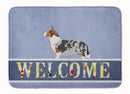Welsh Corgi Cardigan Welcome Memory Foam Kitchen Mat Machine Washable Anti-Fatigue Cushion Comfort Bath or Kitchen Rug