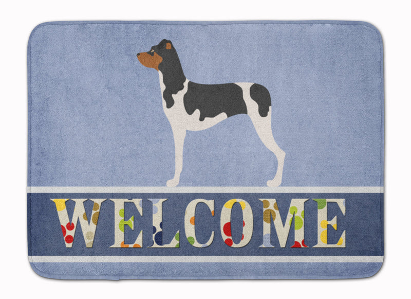 Brazilian Terrier Welcome Machine Washable Memory Foam Mat BB8315RUG