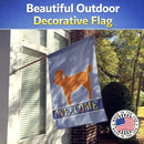 Toy Poodle Welcome House Flag 28x40 Porch Sleeve Pole Decorative Outside Yard Banner Artwork Wall Hanging, Polyester
