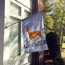 Pembroke Welsh Corgi Welcome Flag Canvas House Size BB8320CHF
