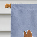 Pembroke Welsh Corgi Welcome Flag Canvas House Size BB8320CHF