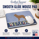 Berger Picard Welcome Mouse Pad, Heat Resistant Trivet Hot Pad , Non Slip Rubber Desk Mat, Kitchen Counter Protector, Home Office Decor Gift