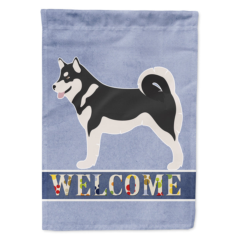 Alaskan Malamute Welcome Flag Canvas House Size BB8324CHF