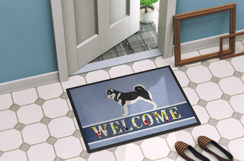 Alaskan Malamute Welcome Doormat - 24x36 Decorative Floor Mat – Indoor/Outdoor Rug