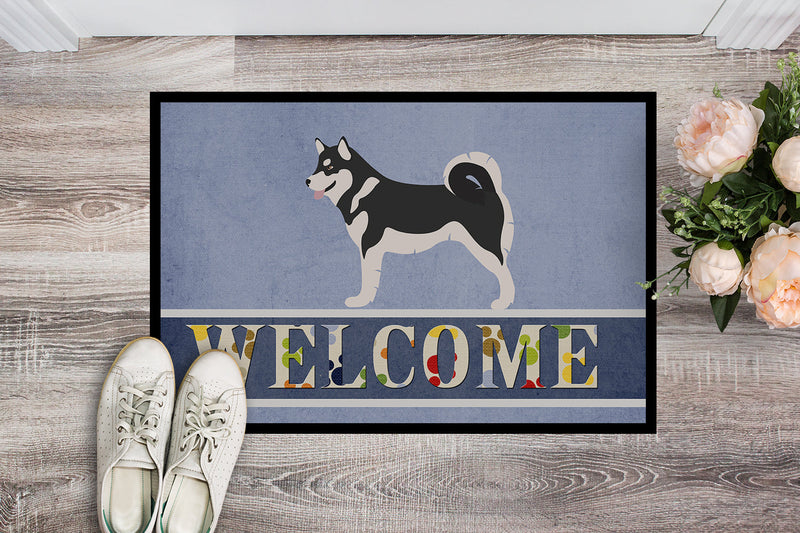 Alaskan Malamute Welcome Doormat - 18x27 Decorative Floor Mat – Indoor/Outdoor Rug with Artistic Flair BB8324MAT