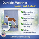Pit Bull Terrier Welcome House Flag 28x40 Porch Sleeve Pole Decorative Outside Yard Banner Artwork Wall Hanging, Polyester