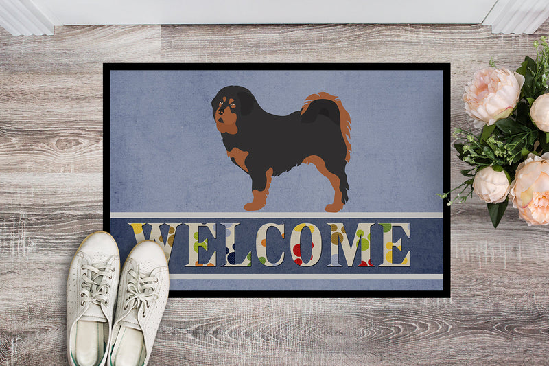 Tibetan Mastiff Welcome Indoor or Outdoor Mat 18x27 BB8326MAT