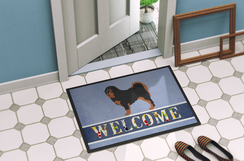 Tibetan Mastiff Welcome Indoor or Outdoor Mat 18x27 BB8326MAT