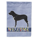 Broholmer Danish Mastiff House Flag 28x40 Porch Sleeve Pole Decorative Outside Yard Banner Artwork Wall Hanging, Polyester