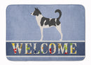 Canaan Dog Welcome Memory Foam Kitchen Mat Machine Washable Anti-Fatigue Cushion Comfort Bath or Kitchen Rug
