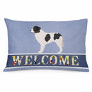 Landseer Welcome Standard Pillowcase Lightweight Super Soft Easy Care Decorative Artwork Pillowcase, Standard