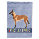 Malinois Belgian Shepherd  House Flag 28x40 Porch Sleeve Pole Decorative Outside Yard Banner Artwork Wall Hanging, Polyester