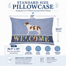 Aidi Atlas Mountain Dog Standard Pillowcase Lightweight Super Soft Easy Care Decorative Artwork Pillowcase, Standard