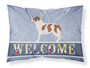 Aidi Atlas Mountain Dog Fabric Standard Pillowcase – Artistic Decorative Front, White Back BB8334PILLOWCASE