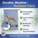 Czechoslovakian Wolfdog House Flag 28x40 Porch Sleeve Pole Decorative Outside Yard Banner Artwork Wall Hanging, Polyester