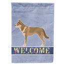 Czechoslovakian Wolfdog House Flag 28x40 Porch Sleeve Pole Decorative Outside Yard Banner Artwork Wall Hanging, Polyester