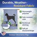 Labradoodle Welcome House Flag 28x40 Porch Sleeve Pole Decorative Outside Yard Banner Artwork Wall Hanging, Polyester